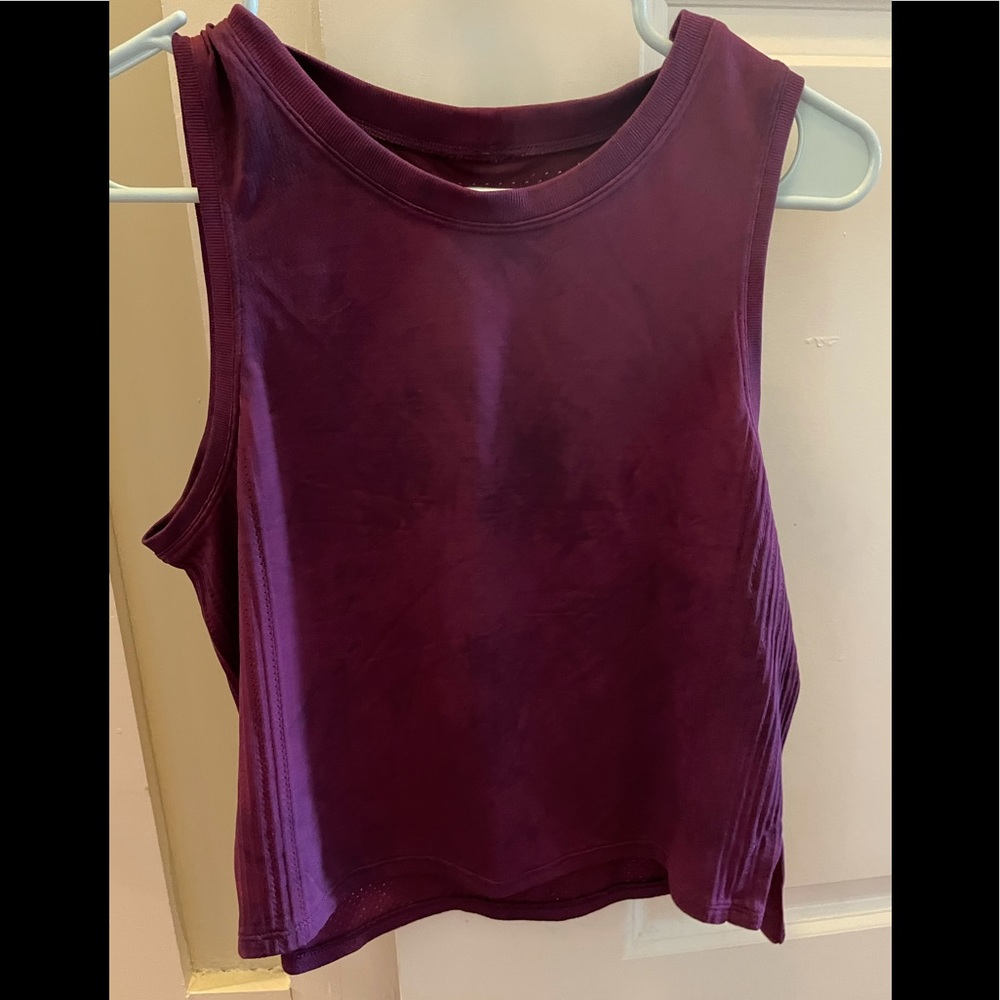 Lululemon cranberry marbled tank